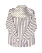 Rock and Roll Men's Long Sleeve Striped Tek Core Snap Up Shirt BMN2S10093
