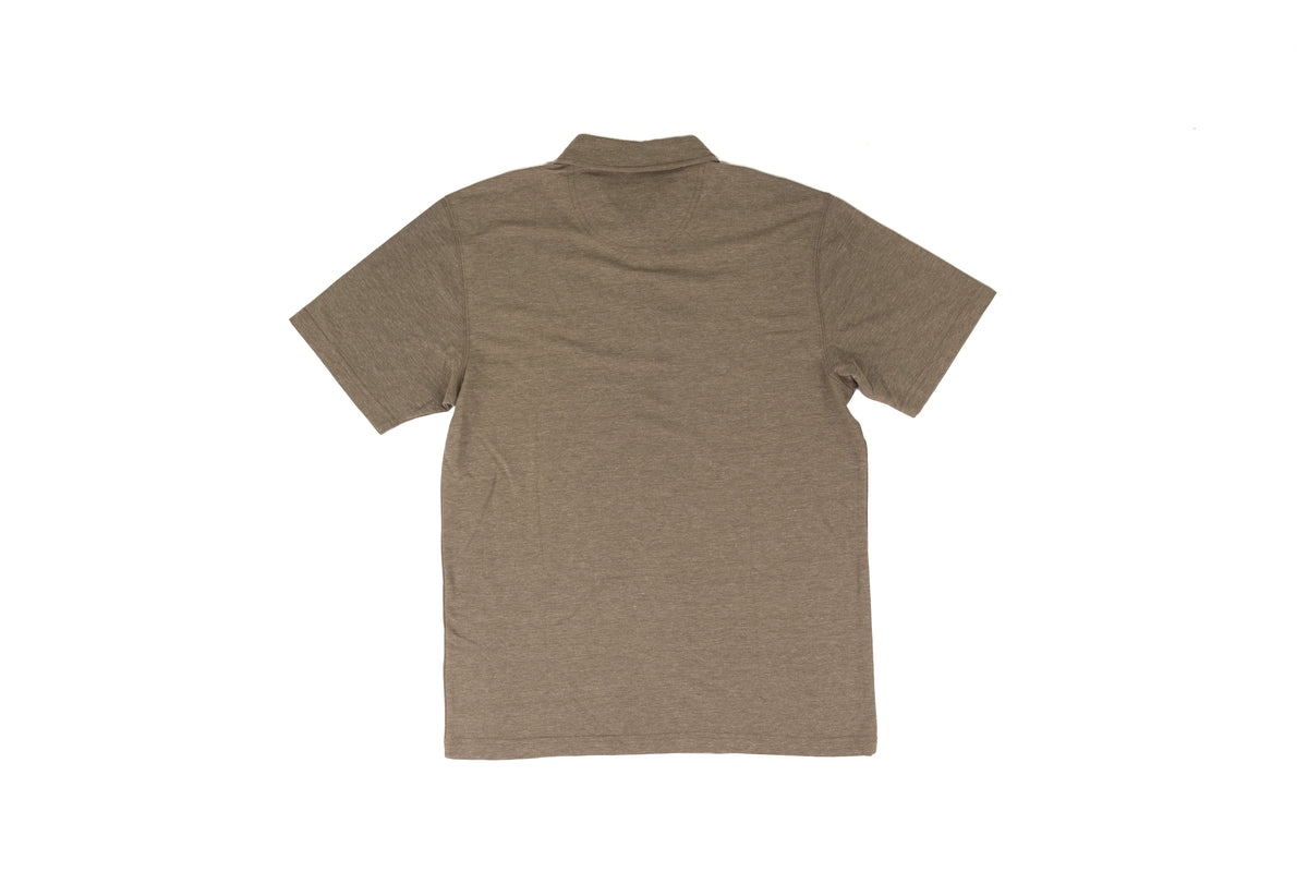 Kimes Ranch Men's Army Heather Kingsley Short Sleeve Polo MPO0000004-GN016