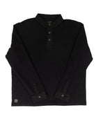 Kimes Ranch Men's Black Rockaway Long Sleeve Polo MPO0000006-BK001