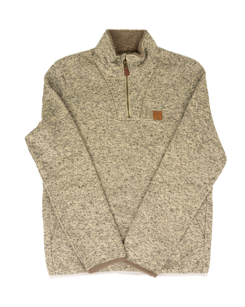 Kimes Ranch Men's Natural Fontana 1/4 Zip Pullover Sweatshirt MSW0000016-BE006