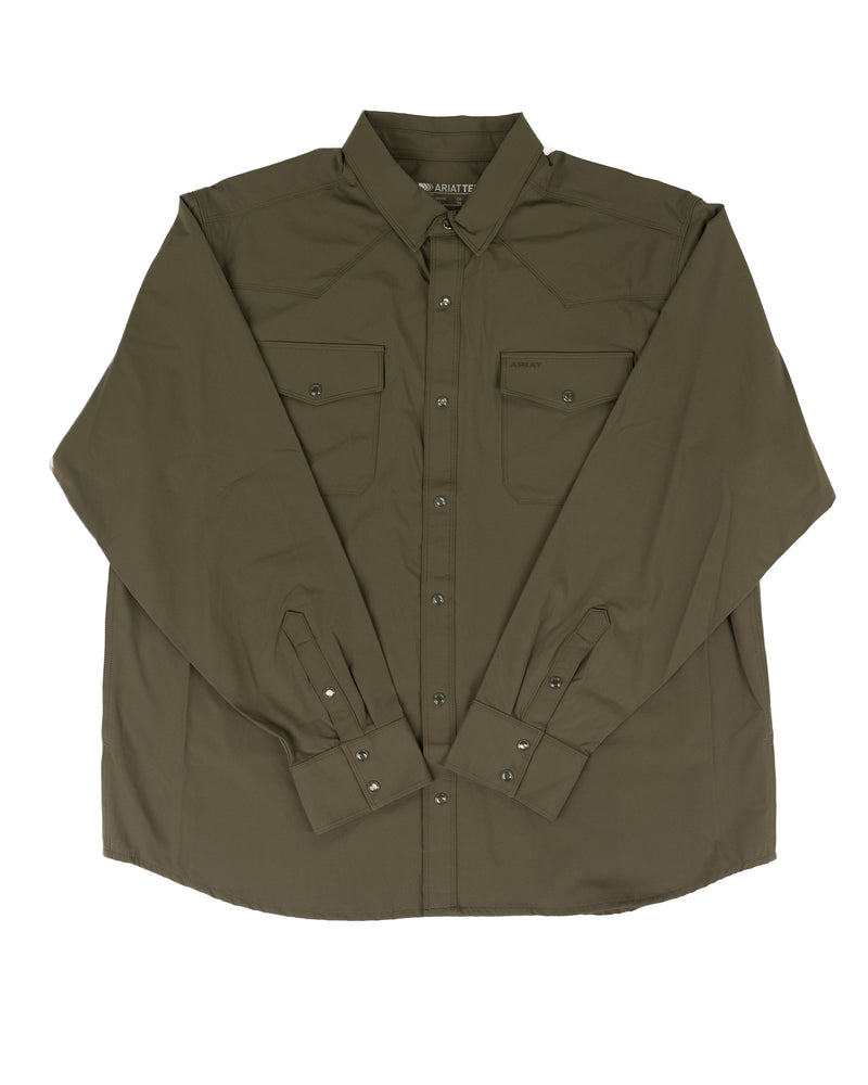 Ariat Men's Grape Leaf Frontier Tough VentTEK  Western Classic Fit Snap Shirt 10081921