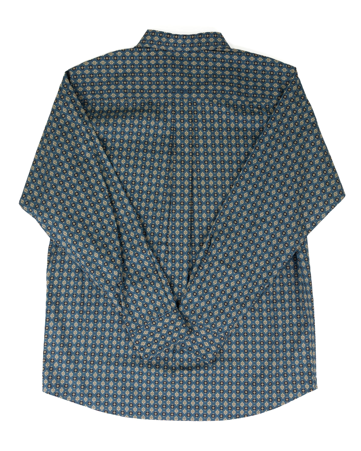 Ariat Men's Teal Geo Print Lex Classic Fit Shirt 10080652