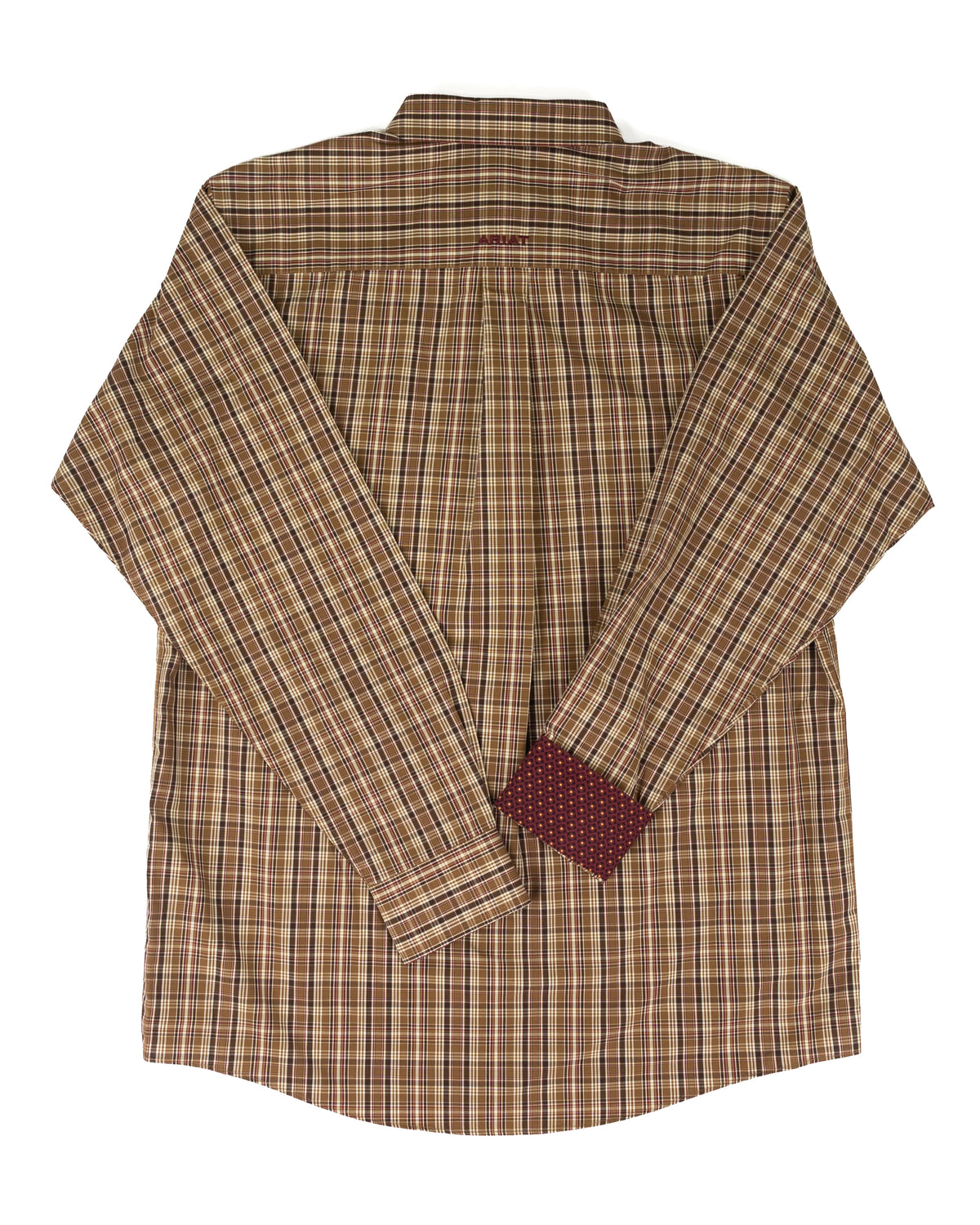 Ariat Men's Butternut Plaid Wrinkle Free Rease Classic Fit Shirt 10080735