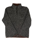 Kimes Ranch Men's Black Fontana 1/4 Pullover Sweatshirt MSW0000016-BK001