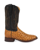 Tecovas Men's Sunset Midnight Ostrich Square Toe Boots M10095SMD
