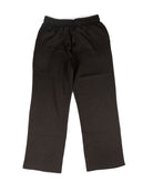 Women's Black Leopard Print Relaxed Fit Sweatpants
