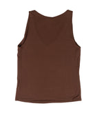 Be Cool Women's Basic Full Length V-neck Tank Top 