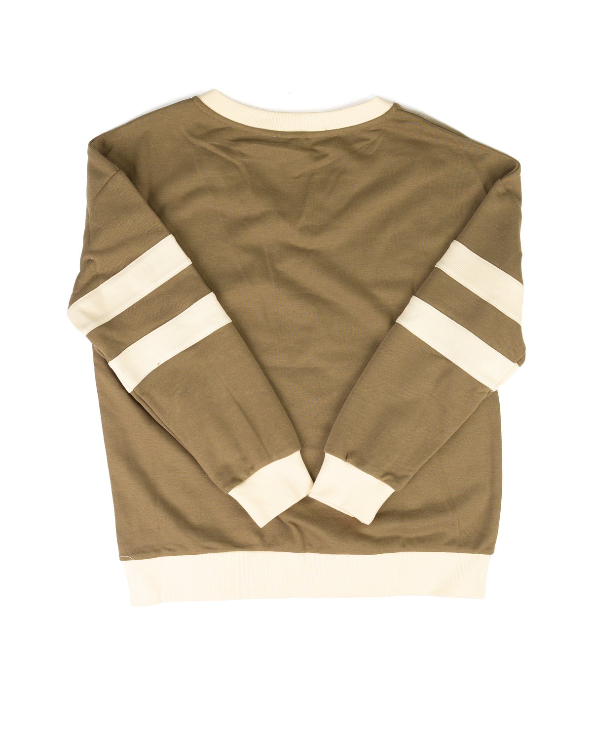 Women's Olive Green Long Sleeve Pumpkin Sweater 