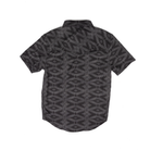Men's Rock and Roll X Koe Black Aztec Modern Fit Tek Shirt BMN3S09636