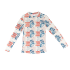 Women's Long Sleeve Simmer Down Mesh Top 