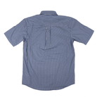 Men's Wrangler Short Sleeve Blue Plaid Classic Fit Button Up Shirt 112379161