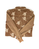 Mystree Women's Toffee Embroidered Vest Jacket 