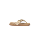 Women's Yellow Box Caine Platino Flip Flops 66283-CAINE