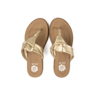 Women's Yellow Box Caine Platino Flip Flops 66283-CAINE