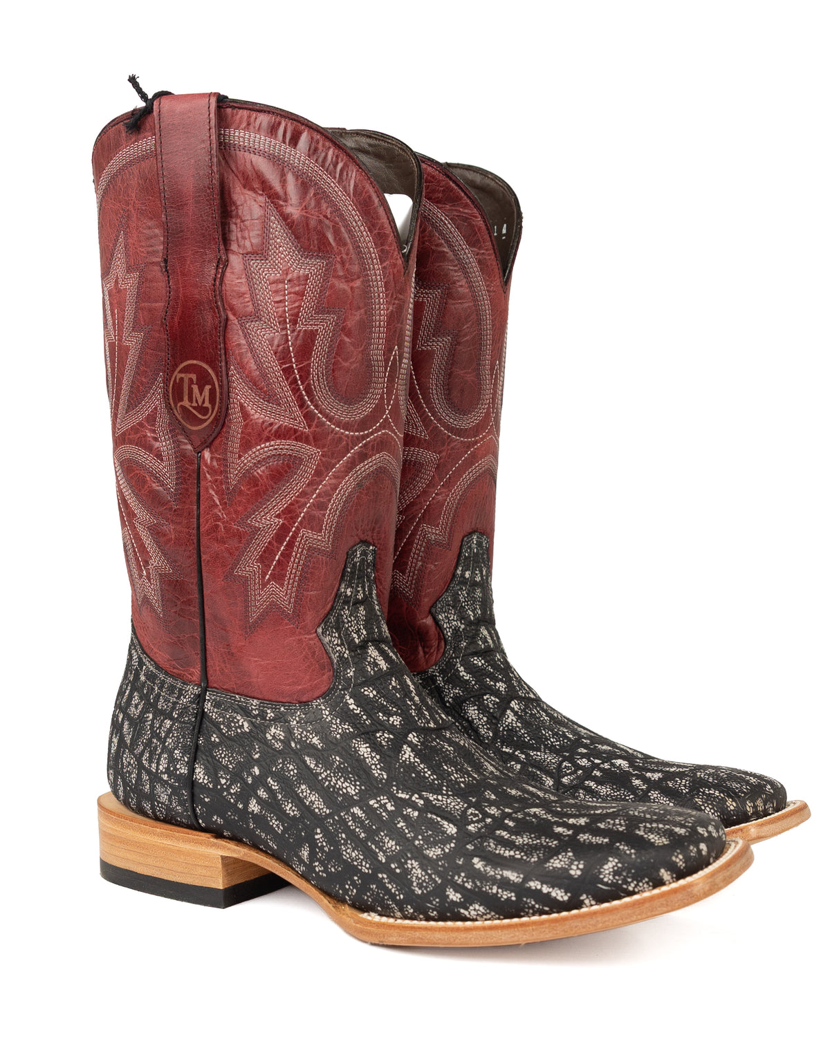 Tanner Mark Men's Elephant Square Toe Boots TM0726