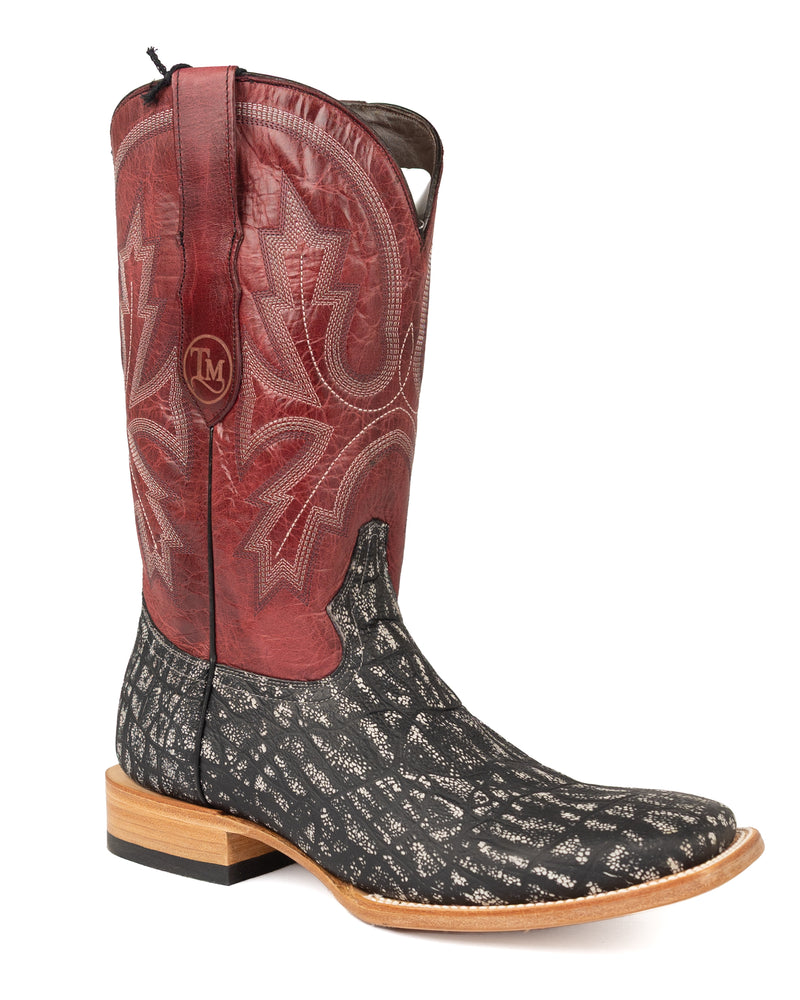 Tanner Mark Men's Elephant Square Toe Boots TM0726