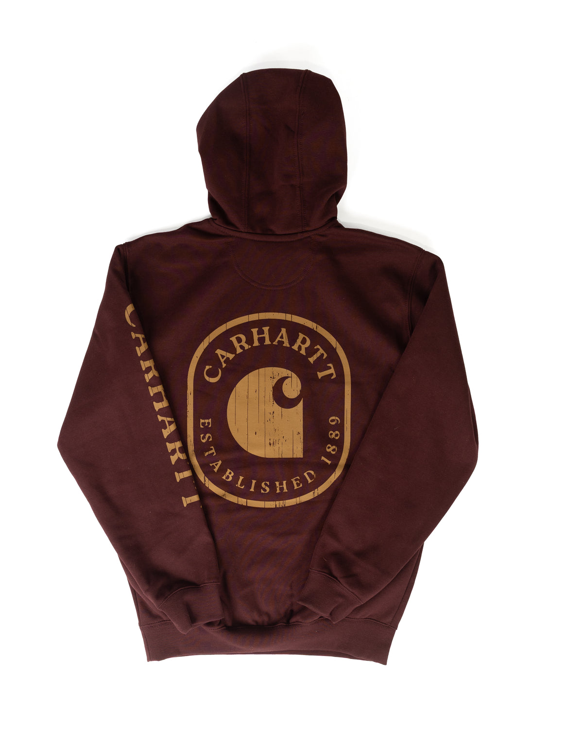 Carhartt Men's Burgundy Paxton 1889 Graphic Sweatshirt 107832-PRT
