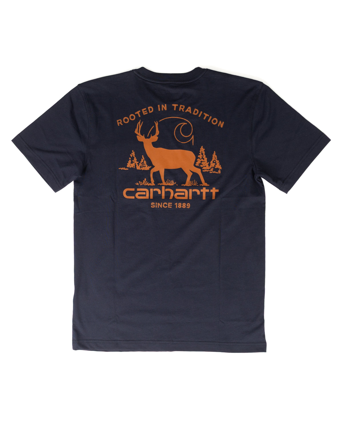 Carhartt Men's Short Sleeve Irvine Relaxed Fit Deer Landscape T-shirt 107899-I26