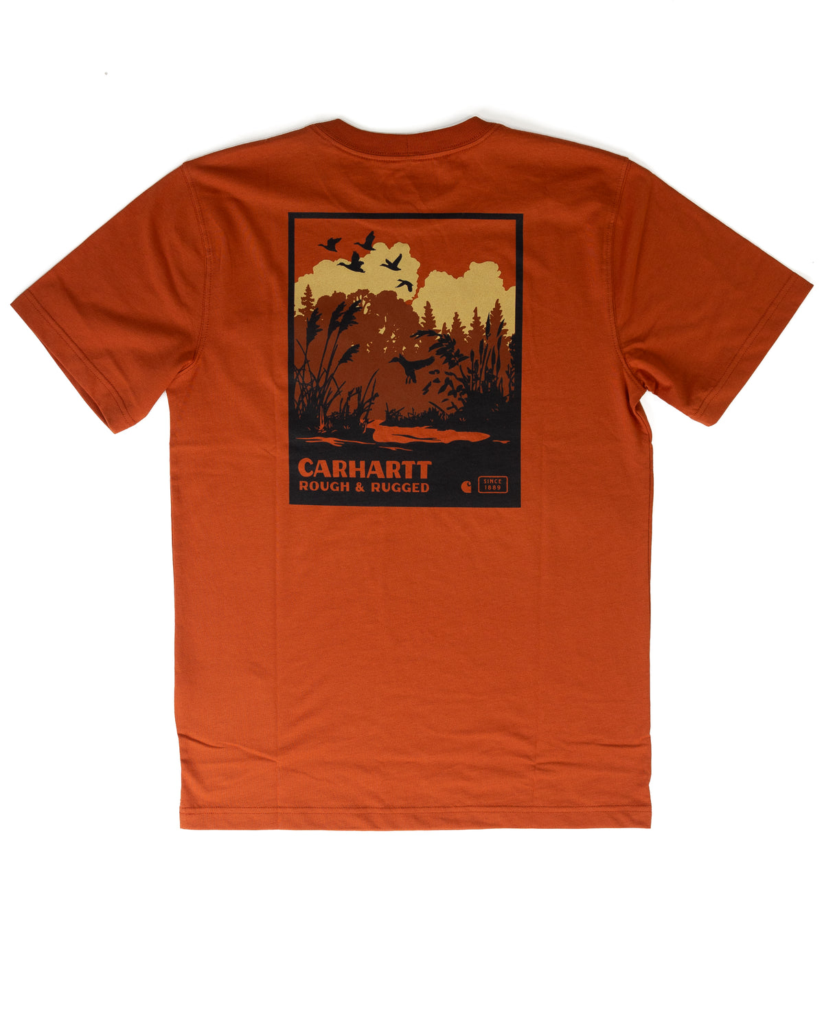 Carhartt Men's Short Sleeve Irvine Relaxed Ducks T-shirt 107834-RG0