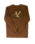 Carhartt Men's Long Sleeve Brown Irvine Duck T-shirt 107830-RC8