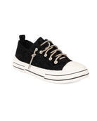 Very G Women's Black Aman Leopard 2 Casual Shoes