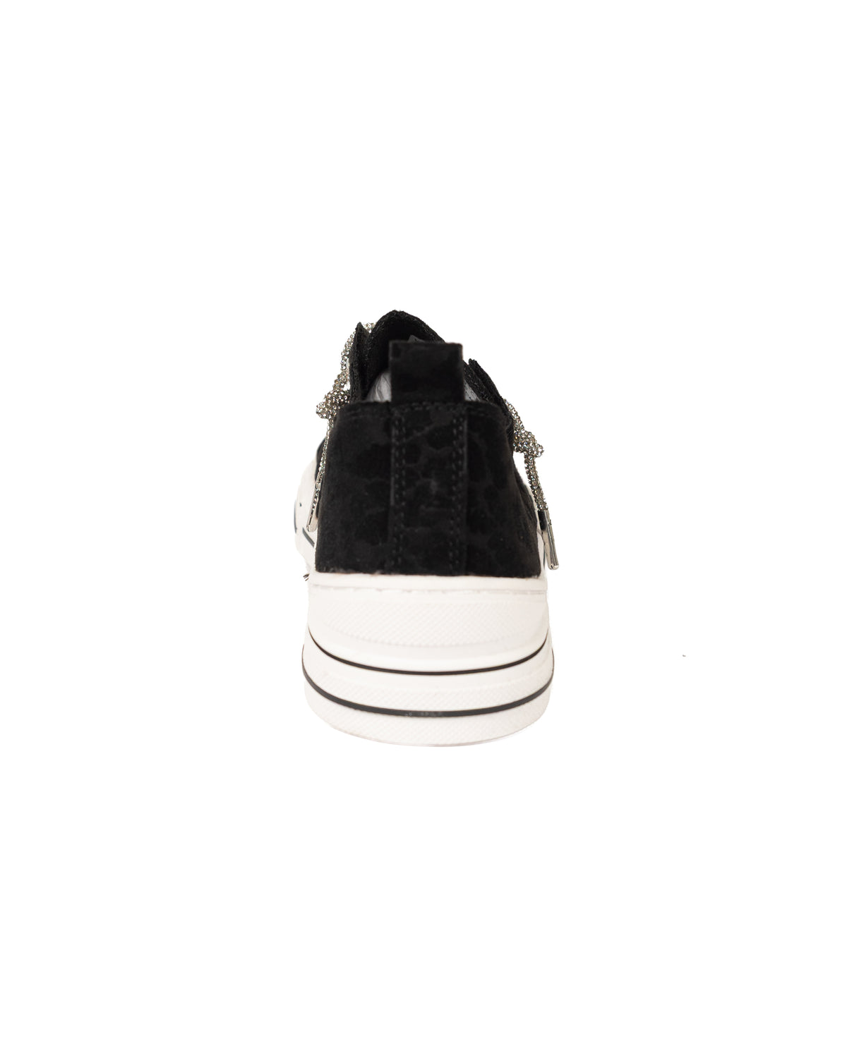 Very G Women's Black Aman Leopard 2 Casual Shoes