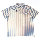 Men's Rock and Roll Denim Natural Western Stripe Shirt BM51T09057