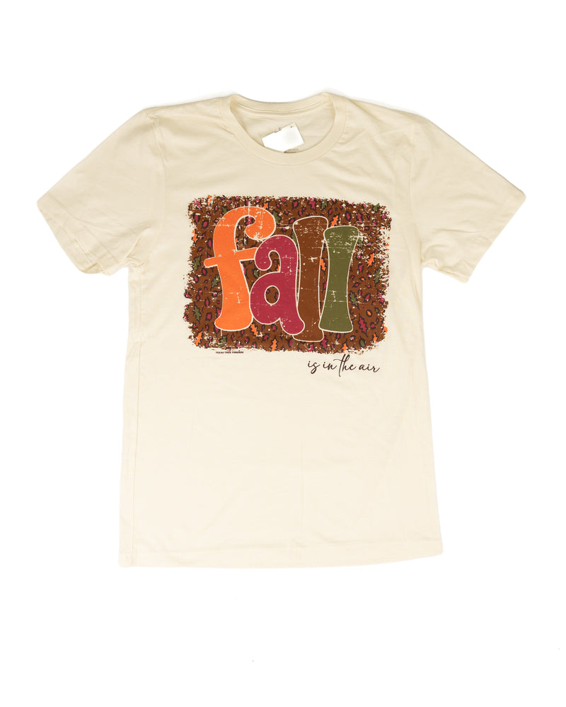 Women's Natural Fall Leopard T-shirt 
