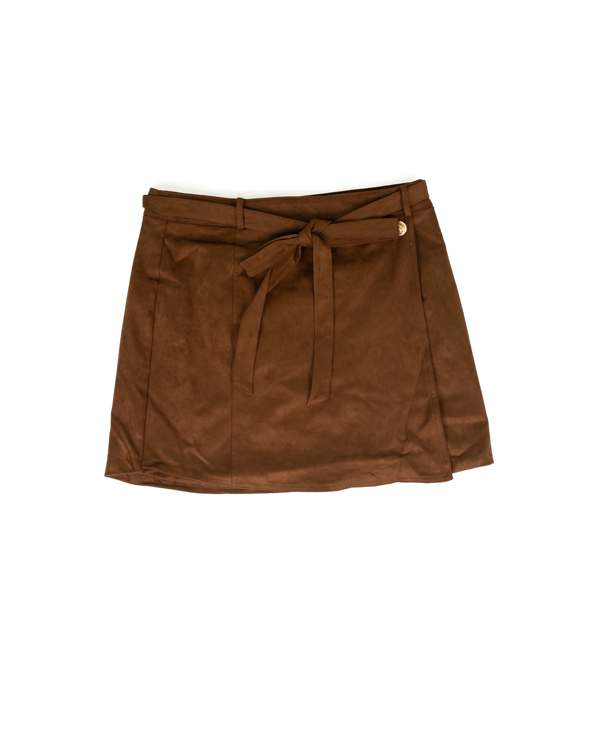 Women's Brown Mini Skirt