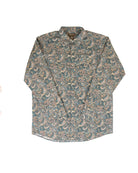 Ariat Men's Blue Multi Paisley Print Cedric Classic Fit Snap Shirt 10079534