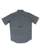 Panhandle Men's Short Sleeve Blue Geo Printed Button Down Shirt RMB3S09535