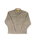 Cripple Creek Men's Brown Flint Snap Shacket with Faux Fur Lining CR45552-412