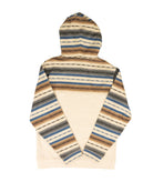 Rock and Roll Men's Serape Striped and Natural Pullover Hoodie BM94T09629