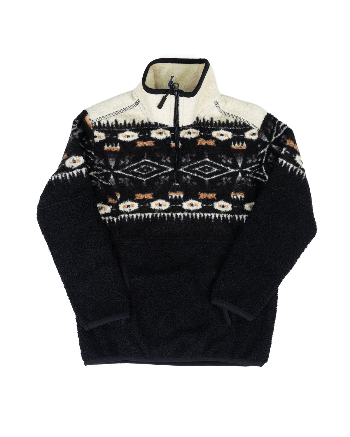 Panhandle Boy's Black & Cream Aztec Pullover Sweatshirt DB91C09258