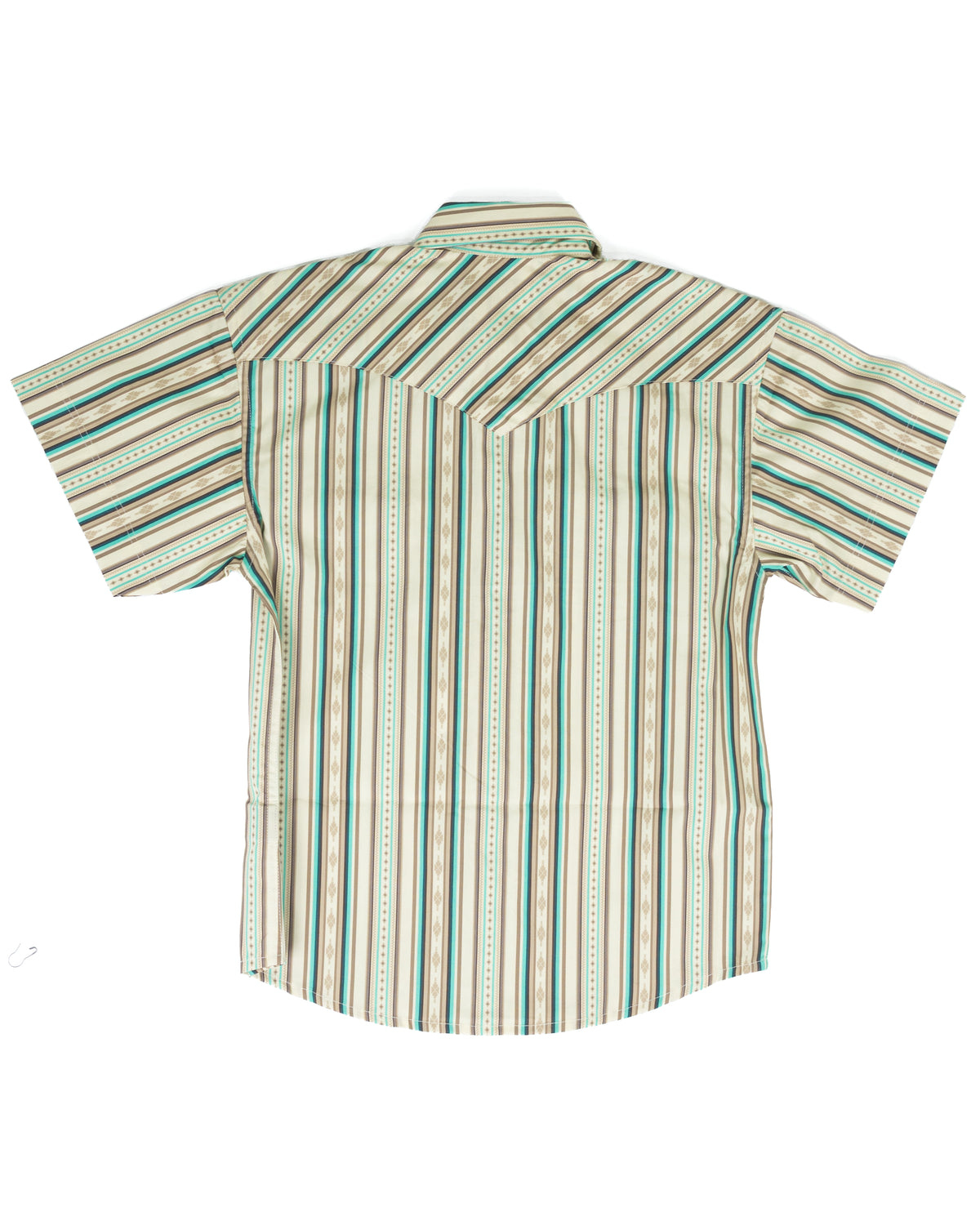 Rock and Roll Boy's Short Sleeve Striped Snap Shirt BBN3S09429
