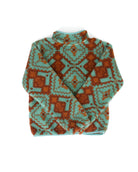 Rock and Roll Girls 1/4 Aztec Sherpa Pullover BG91C09410