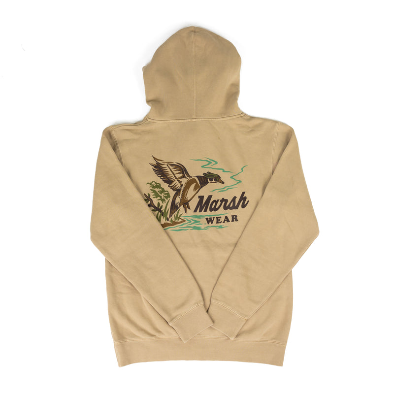 Marsh Wear Men's Light Brown Wood Duck Hoodie MWF1069
