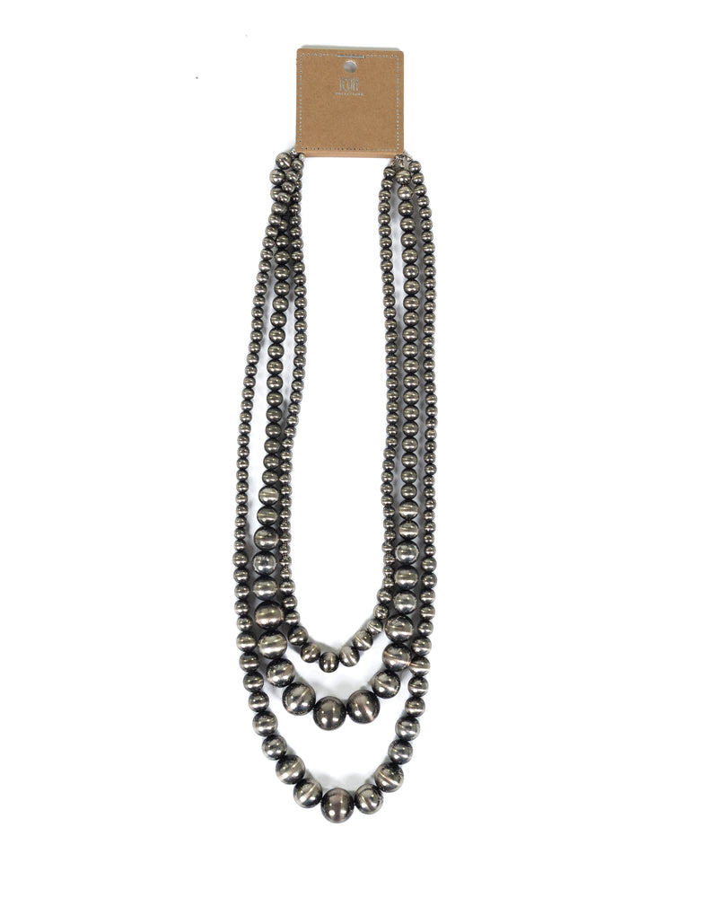 Women's Multi-Strand Navajo Pearl Necklace 