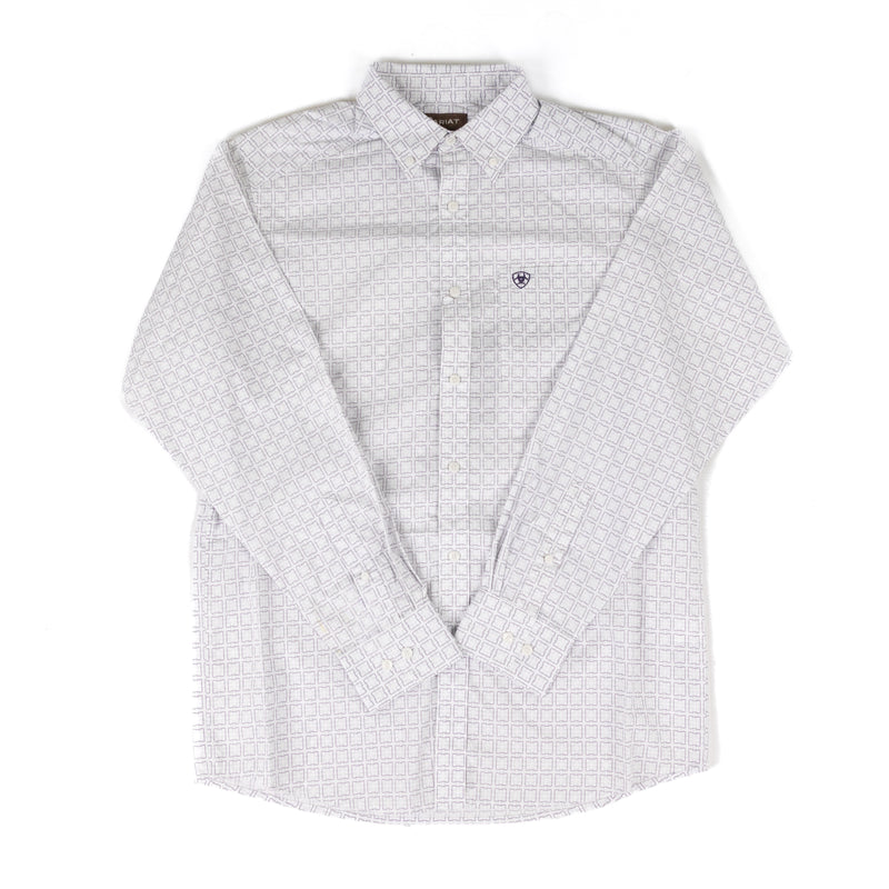 Ariat Men's Long Sleeve Pace Classic Fit Geo Printed Shirt 10079421