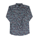 Ariat Men's Blue Long Sleeve Clem FItted Paisley Shirt 10079287