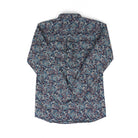 Ariat Men's Blue Long Sleeve Clem FItted Paisley Shirt 10079287