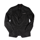Men's Rock and Roll Black Paisley Sports Coat BM96C07478