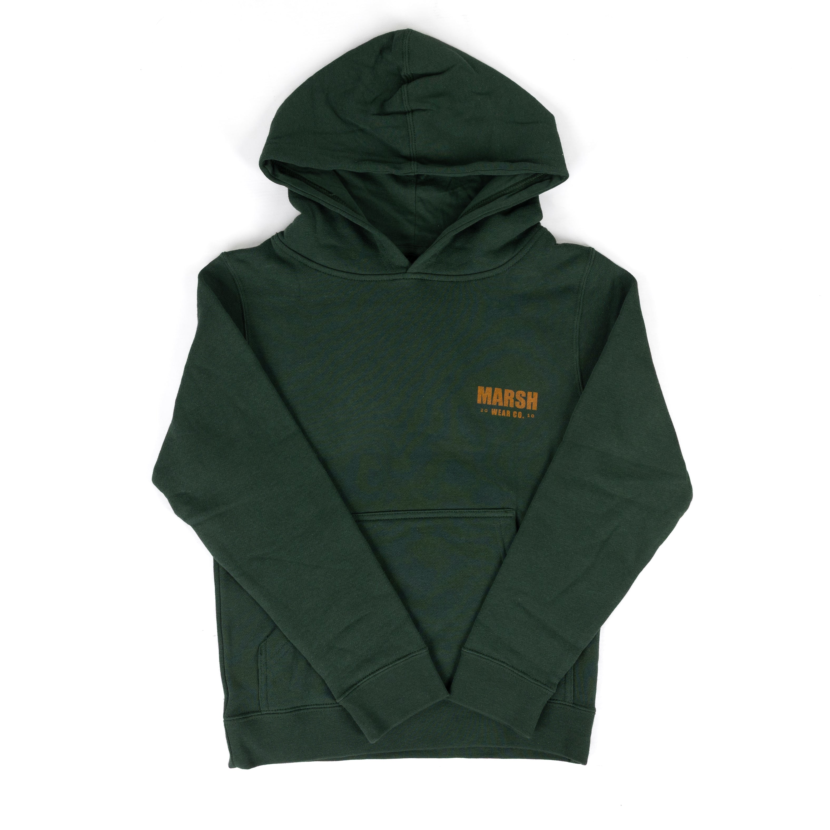 Marsh Wear Boy's Dark Green Linear Hoodie BWF1014