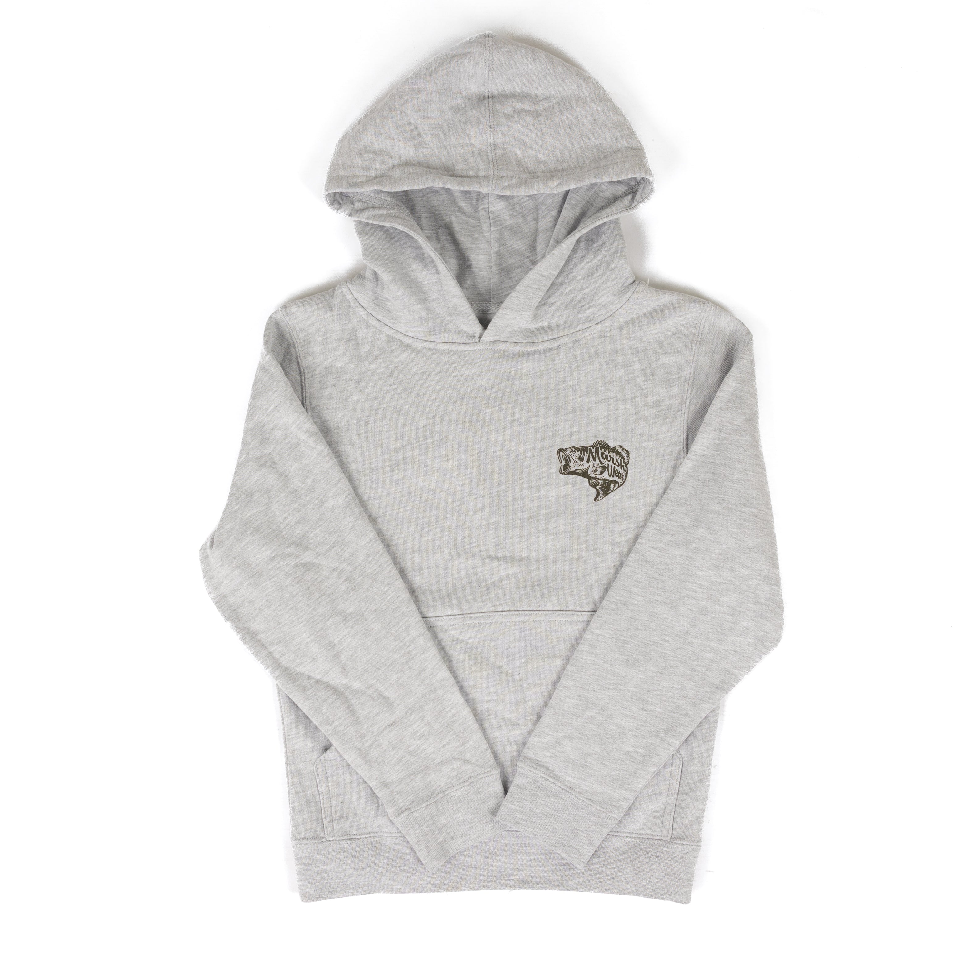 Marsh Wear Boy's Light Gray Whopper Hoodie 