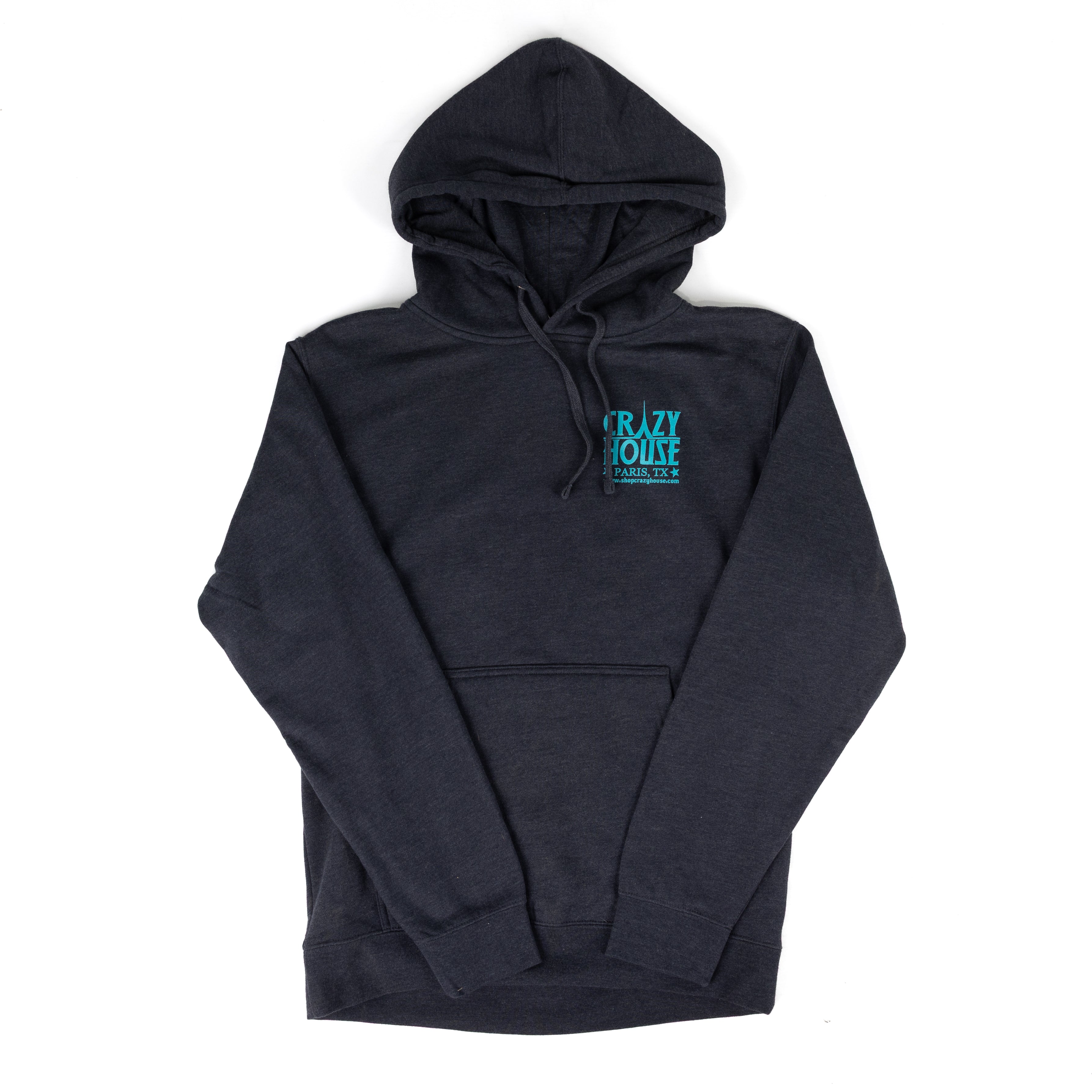Crazy House Navy Heather Sunset Hoodie 