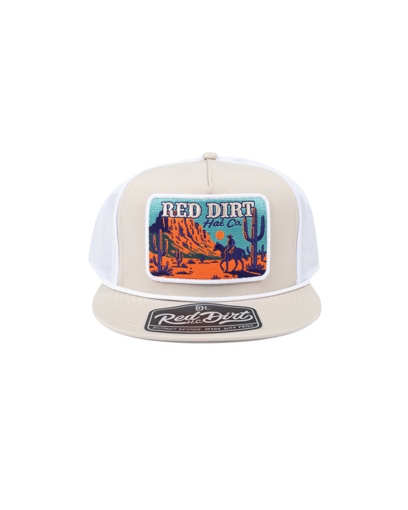 Red Dirt Hat Co Men's Khaki Lone Rider Snapback RDHC-632