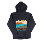 Crazy House Navy Heather Sunset Hoodie 