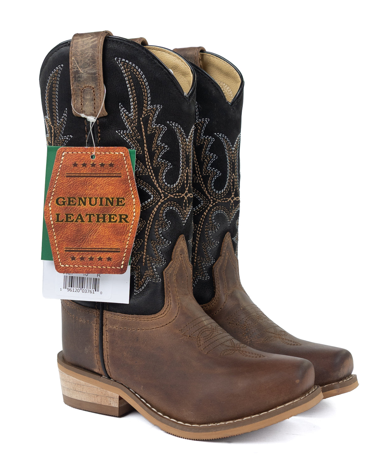 Smoky Mountain Childrens Brown/Black Boots 3627C