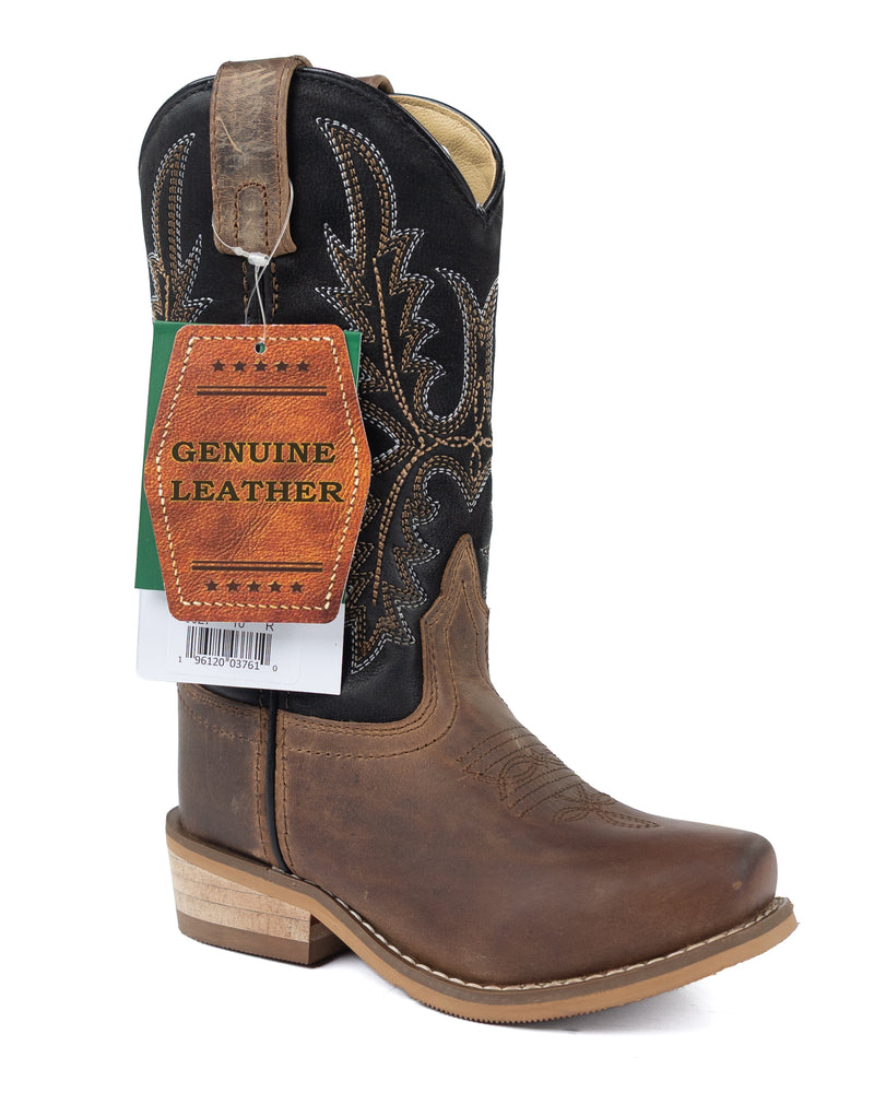 Smoky Mountain Childrens Brown/Black Boots 3627C
