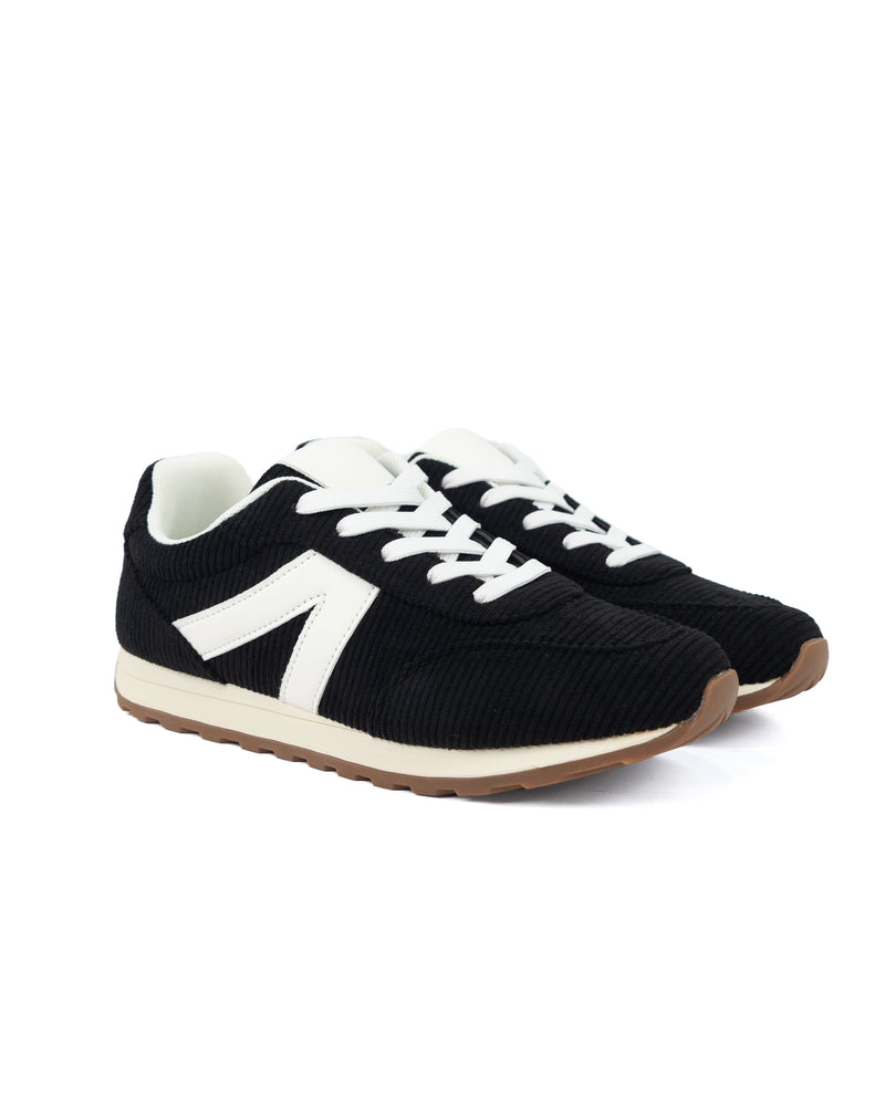 Very G Women's Black Joelle Lace Up Casual Shoes
